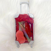 colorful mini suitcase lashes set free mirror